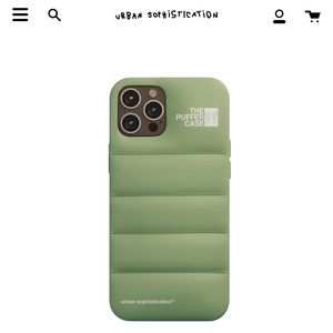 Urban Sophistication THE PUFFER CASE / MATCHA iPhone 13 Mini